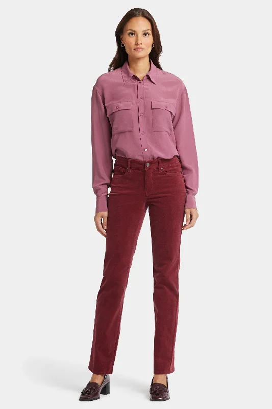 women's leggingsMarilyn Straight Pants - Cranberry Pie