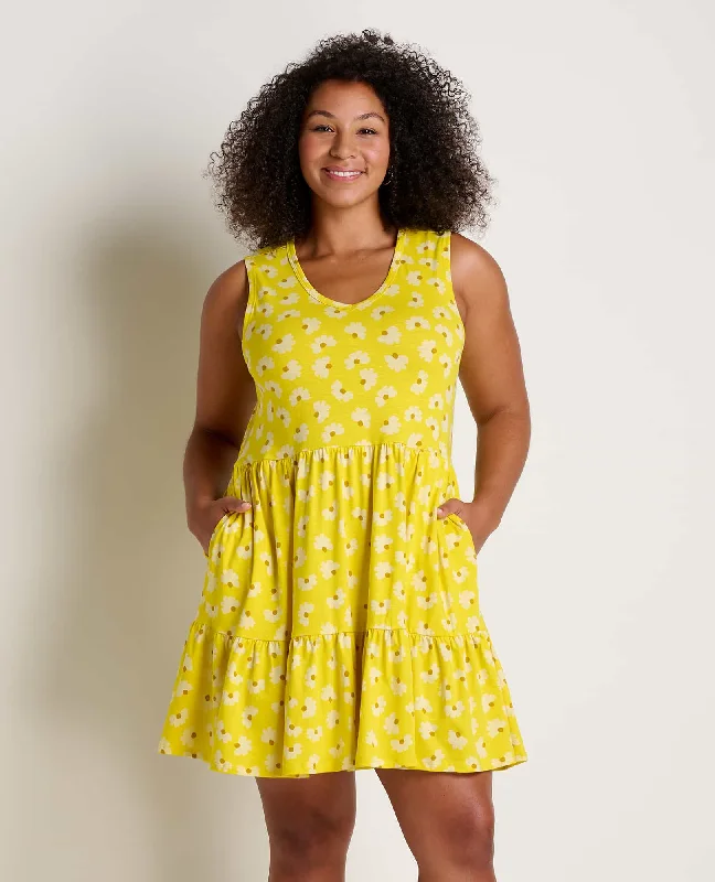 Sleeveless Dress In CottonMarley Tiered Sleeveless Dress