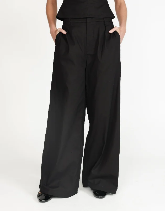 women's cashmere pantsYasmina Pants (Black)