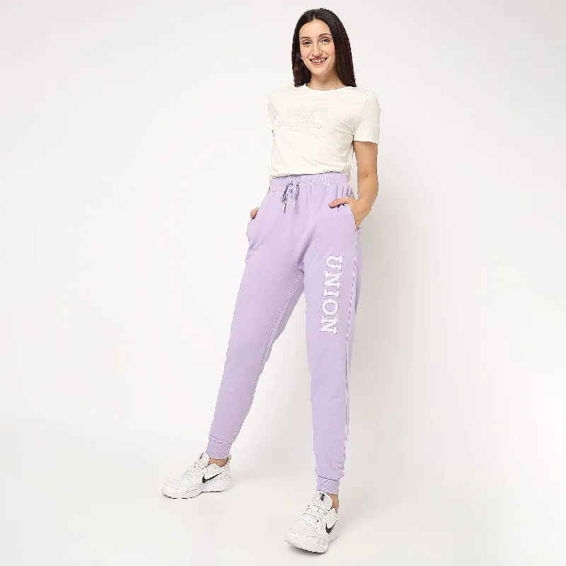 women's capri pantsSlim Fit Graphic Mid Rise Joggers