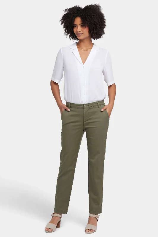 women's cashmere pantsSadie Slim Pants - Avocado