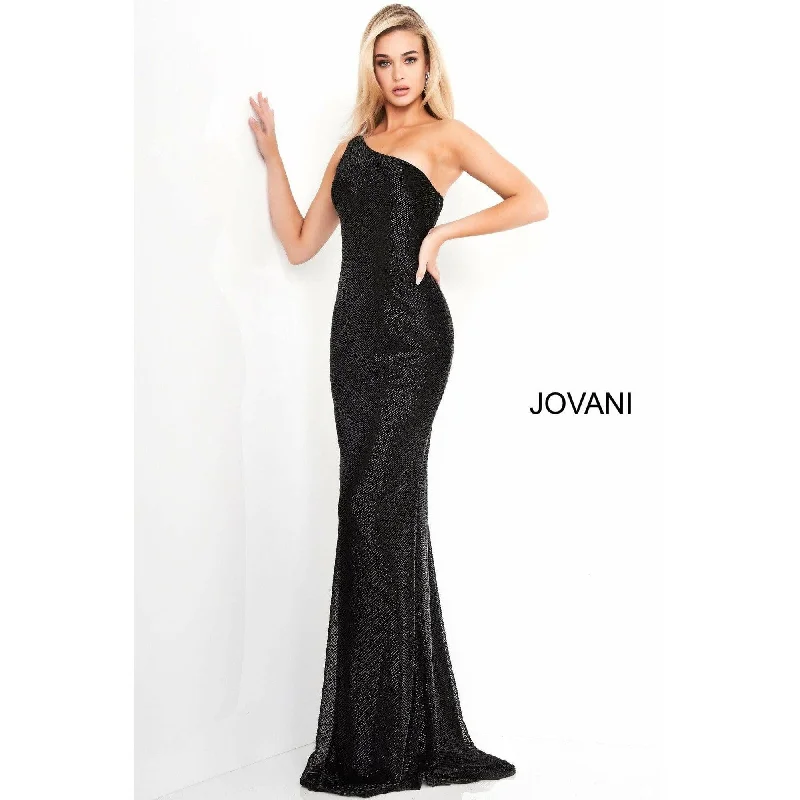 halter neck prom dressesOne Shoulder Beaded Jovani Prom Dress 1248