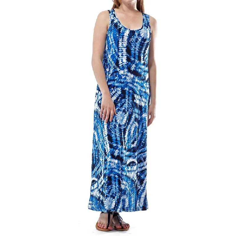 Sleeveless Dress HomecomingLa Cera Women's Polyester Blend Sleeveless Printed Dress