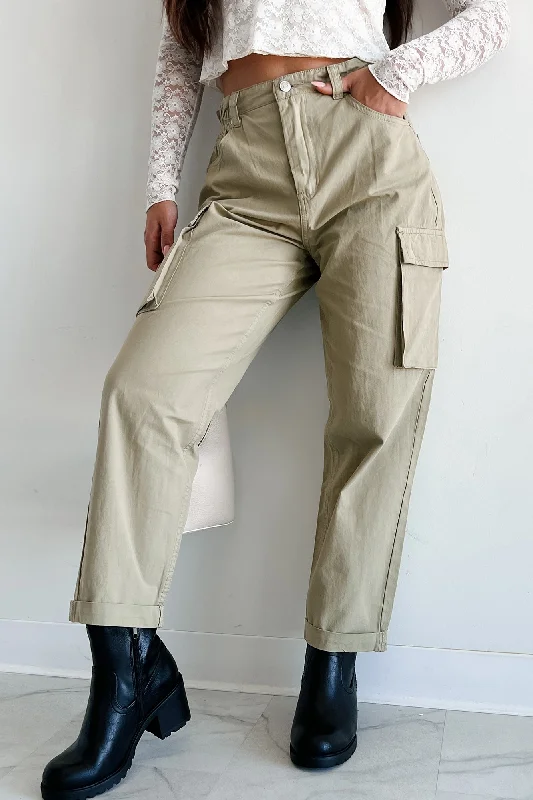 women's waterproof pantsFinch Paperbag Cargo Pants (Olive)