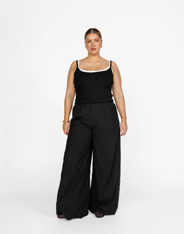 women's cropped pantsBethany Pants (Black)