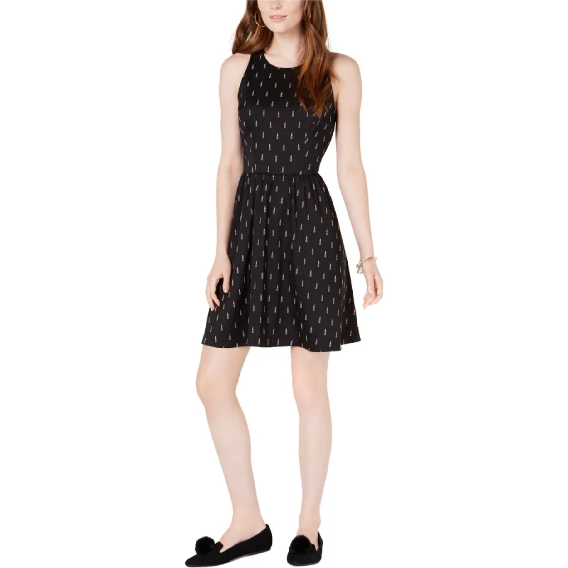 Sleeveless Dress With Animal PrintsMaison Jules Womens Sleeveless Fit & Flare Dress