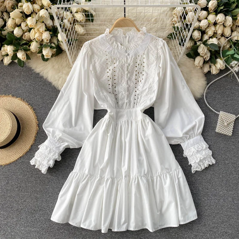 Formal Long Sleeves Evening DressCute lace long sleeve dress fashion dress  428