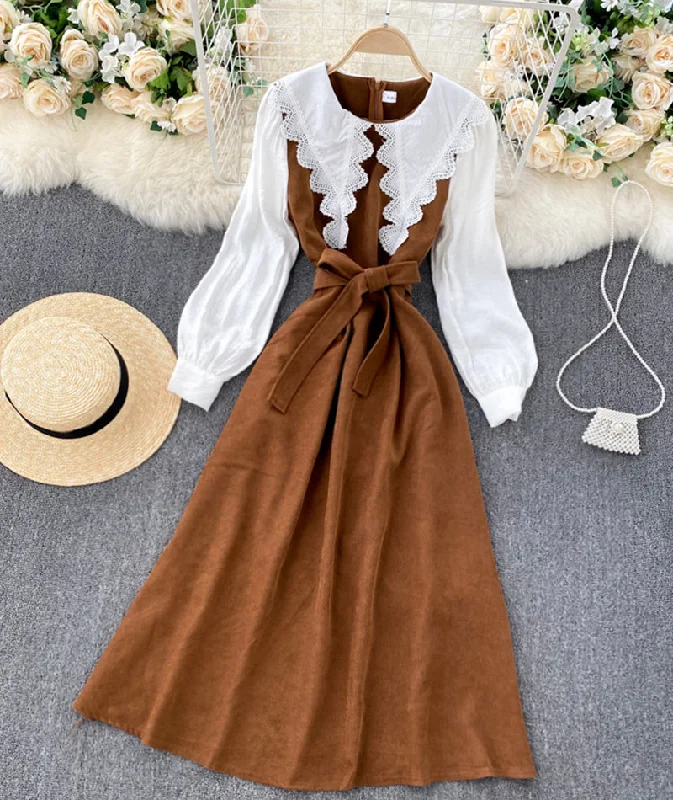 Fashionable Long Sleeves Cocktail DressCute A line long sleeve dress fashion dress  927