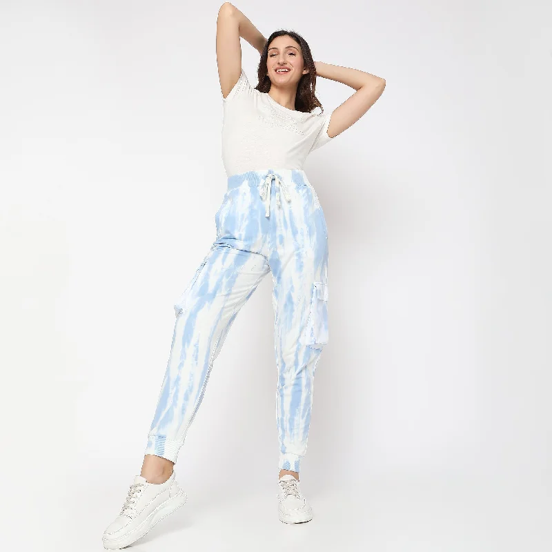 women's formal pantsRegular Fit Tie - Dye High Rise Joggers