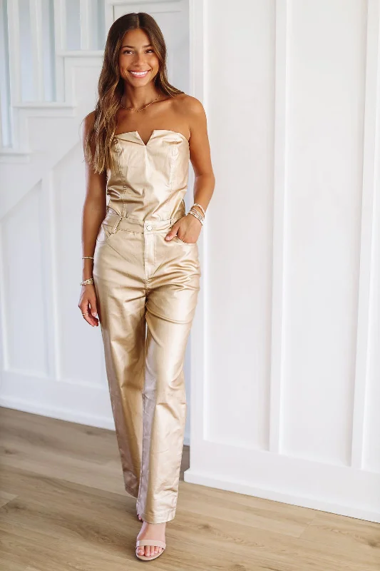 women's elegant pantsGold Rush Pants - Gold