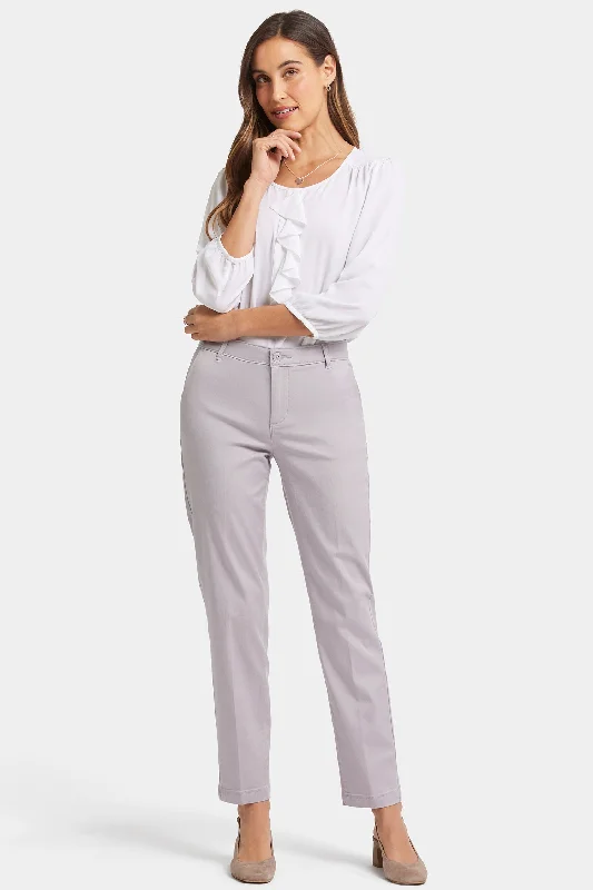 women's petite pantsSadie Slim Pant - Pearl Grey