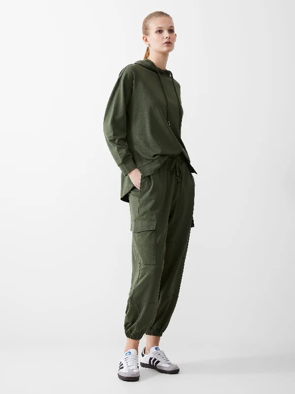 women's wide-leg pantsPonte Combat Joggers