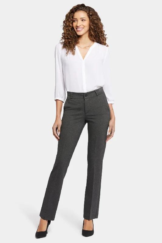 women's designer pantsClassic Trouser Pants - Charcoal Heathered