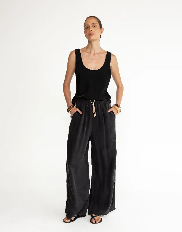 women's distressed pantsRey Pants (Black)