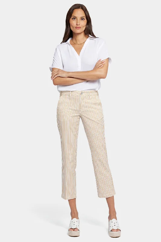 women's ripped pantsStraight Ankle Pants - Sunbird Stripe