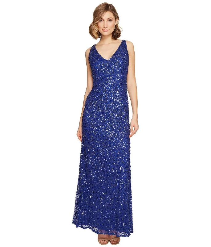 Formal Dress for Beach WeddingsAdrianna Papell - 91920030 Sleeveless Cutout Embellished Gown