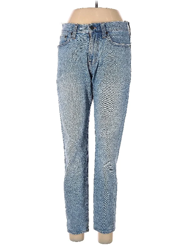 women's grey denim jeansHigh-Rise Boyjeans Jeans in Light Wash