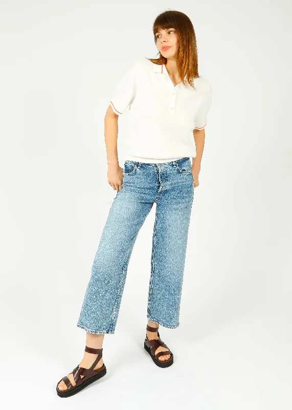 women's denim jeans with geometric patternsRAILS The Getty Crop in Geranium