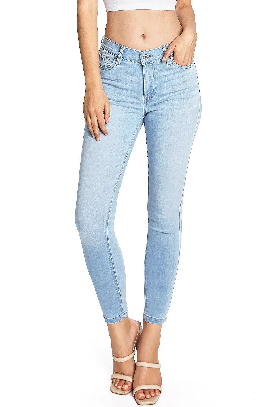 women's denim jeans for petite womenConscience Mid Rise Skinnys