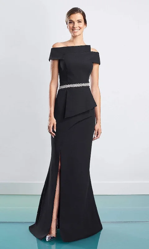 Formal Dress for Hotel GalasAlexander by Daymor - 1470 Off Shoulder Peplum Trumpet Gown