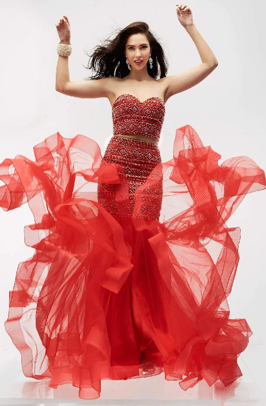 Formal Dress for DebutantesJasz Couture - Two Piece Strapless Mermaid Gown 5958