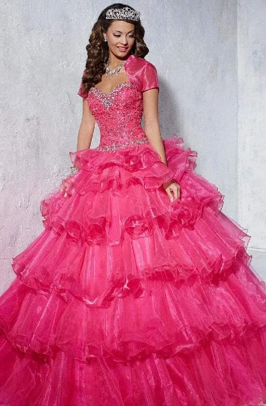 Formal Dress for GalasTiffany Designs - 56253 Beaded Sweetheart Tiered Ballgown