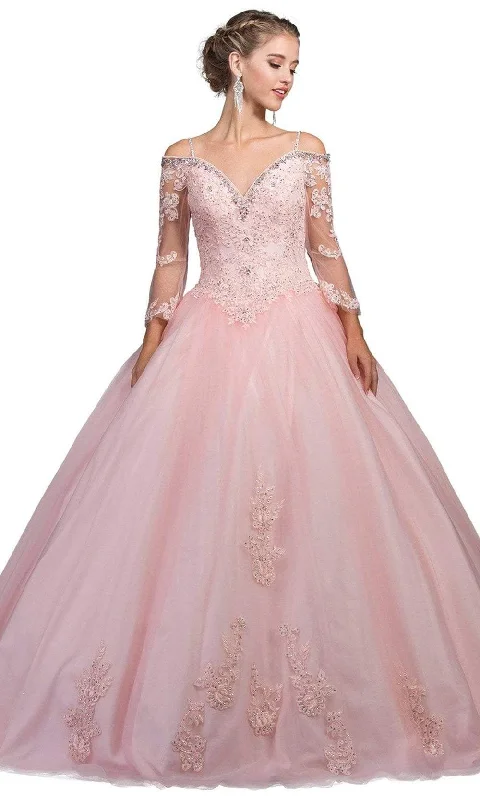 Affordable Formal Dress OptionsDancing Queen - 1266 Embellished Lace Fantasy Ballgown