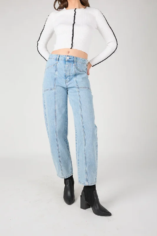 women's denim jeans with embroidery on pocketsRough Terrain Jeans