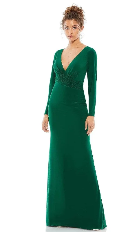 Formal Dress for Oscar NightsIeena Duggal - 26573 V-Neck Sheath Gown