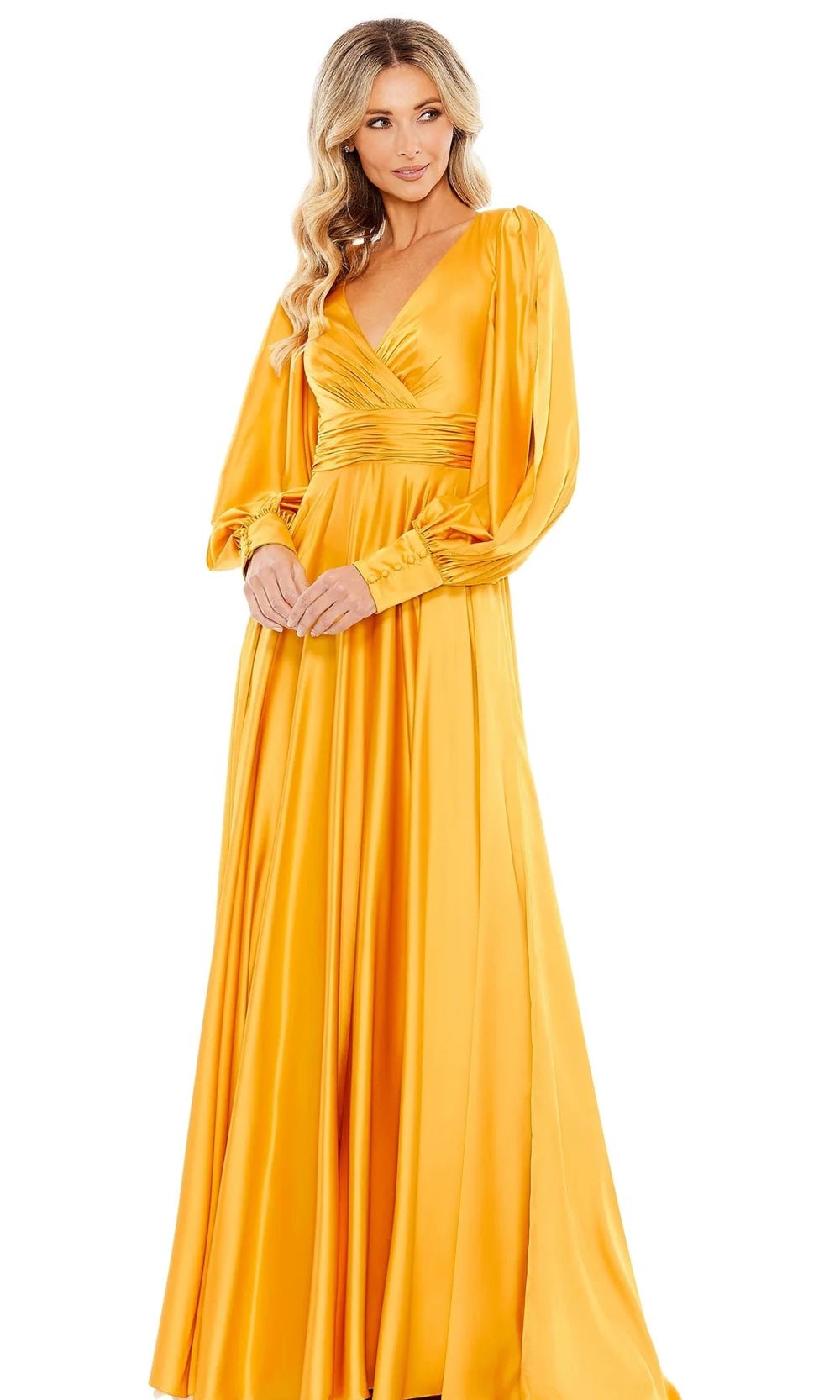 Formal Dress for New Year's EveIeena Duggal - 67847 Bishop Sleeve Gown