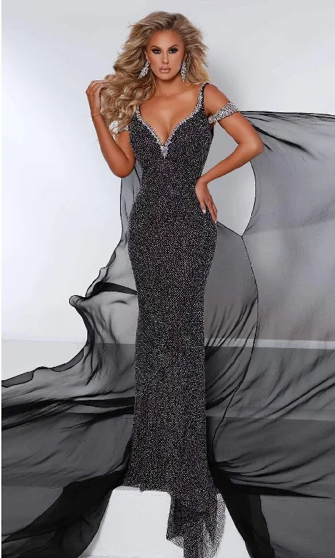 Formal Dress for Formal Day EventsJohnathan Kayne - 2440 Sleeveless Sequined Gown