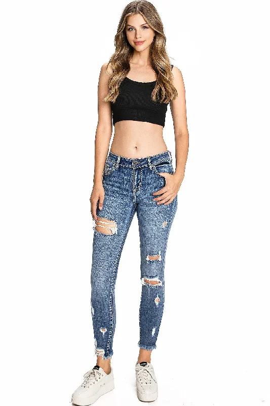 women's denim jeans with belt loopsSatellite Skinny Jeans