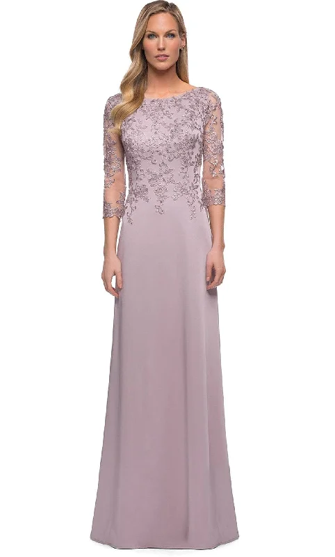 Formal Dress Alterations Near MeLa Femme - 29251 Embroidered A-line Mother of the Bride Gown