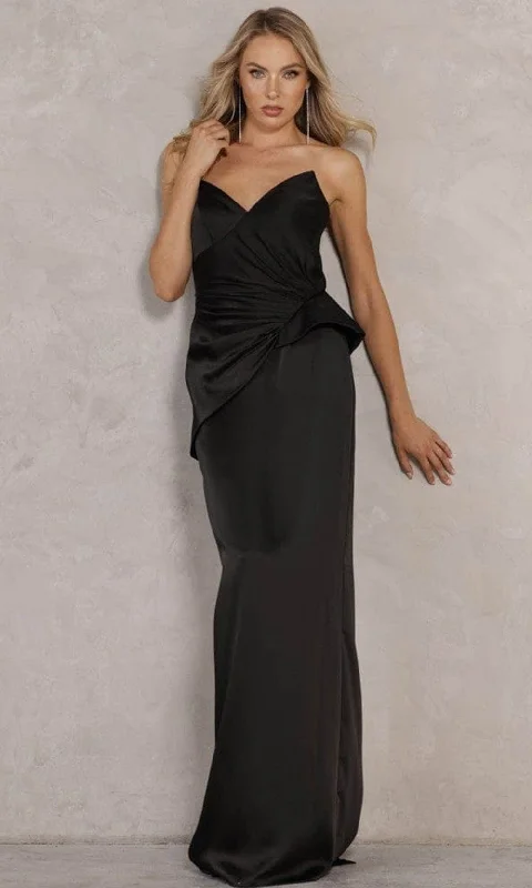 Formal Dress for Art GalleriesTerani Couture - 2111P4066 Strapless Peplum Gown