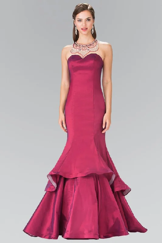 Formal Dress for Emmy AwardsElizabeth K - GL2290 Illusion Mermaid Gown