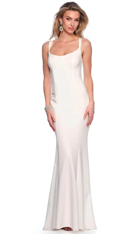 Formal Dress for Theme Park EventsDave & Johnny Bridal 11292 - Scoop Neck Bridal Gown