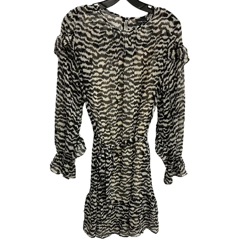 women's boho dressesDress Casual Short By Who What Wear In Zebra Print, Size: M