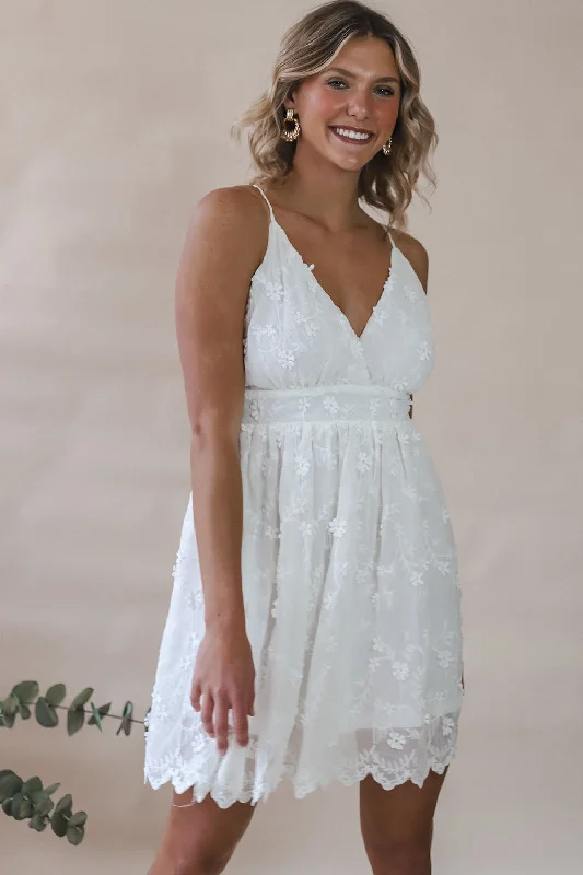 women's off-the-shoulder dressesGwen White Dress