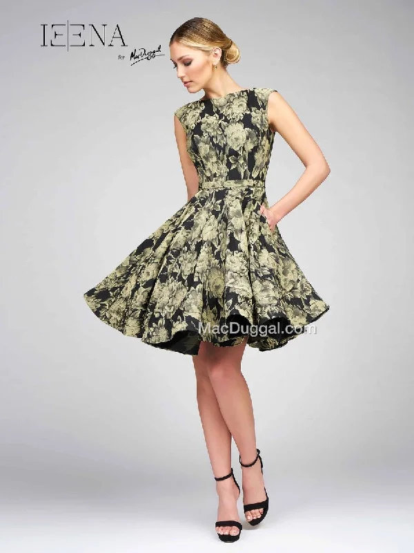 women's floral dressesMac Duggal 48555I Dress