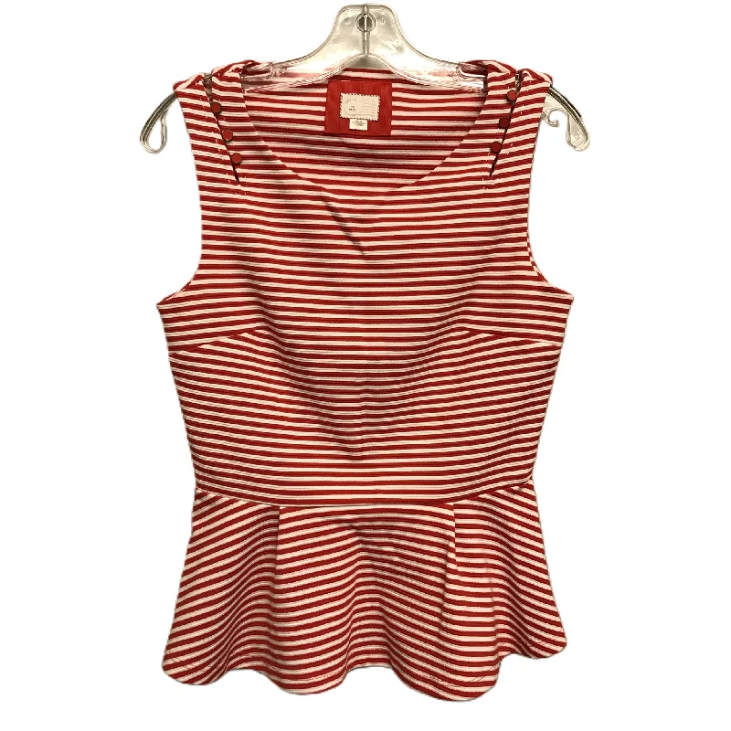 women's tops with spaghetti straps and deep V-necksTop Sleeveless By Anthropologie  Size: S