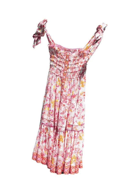 maxi dresses for tall womenGirl's Triny V Long Dress In Pink Sweet